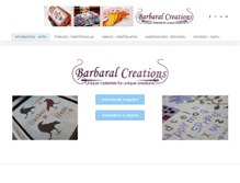 Tablet Screenshot of barbaralcreations.com
